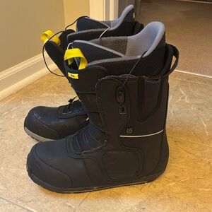 Burton Black and Yellow Snowboard Boots